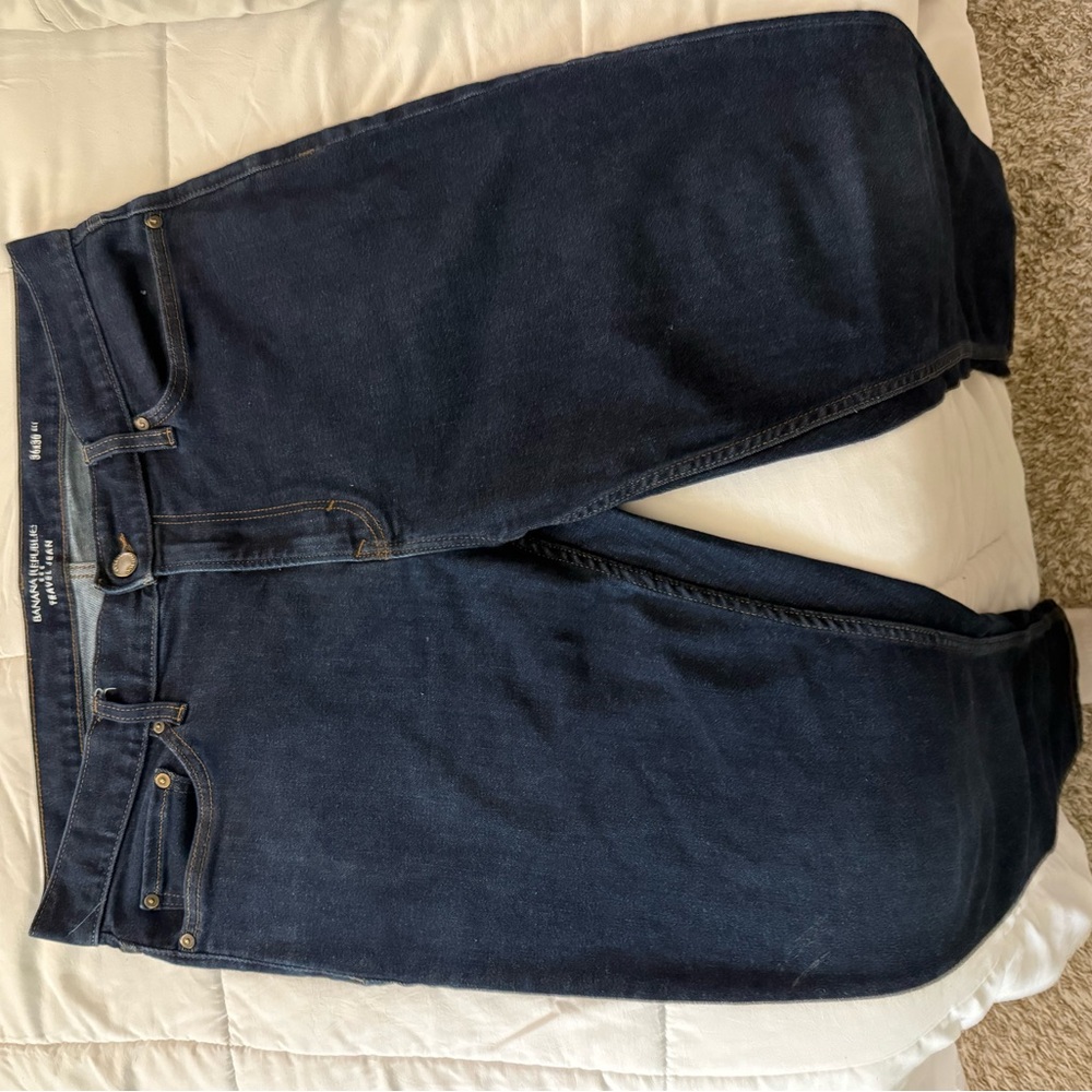 Banana Republic Dark Blue Travel Jeans